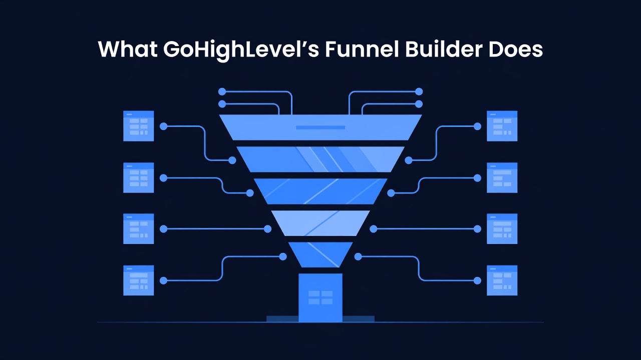 What GoHighLevel's Funnel Builder Does